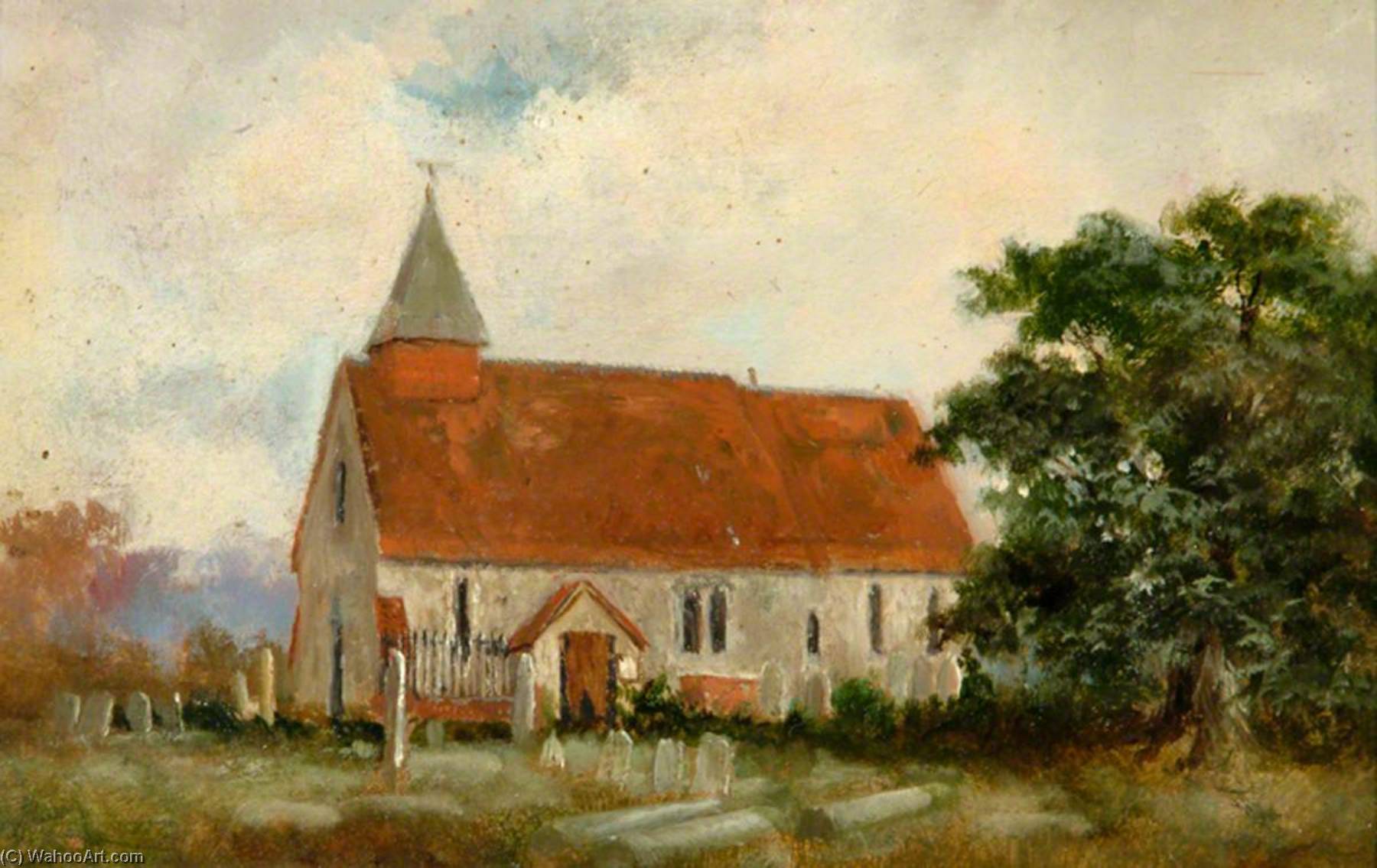 All Saints' Church, South Side, Before Enlargement — Charles Langton Lockton