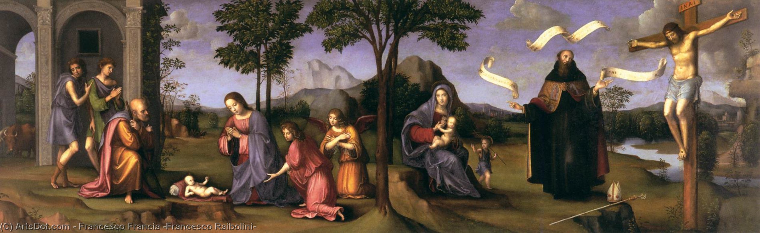 Adoration Of The Child — Франческо Франция