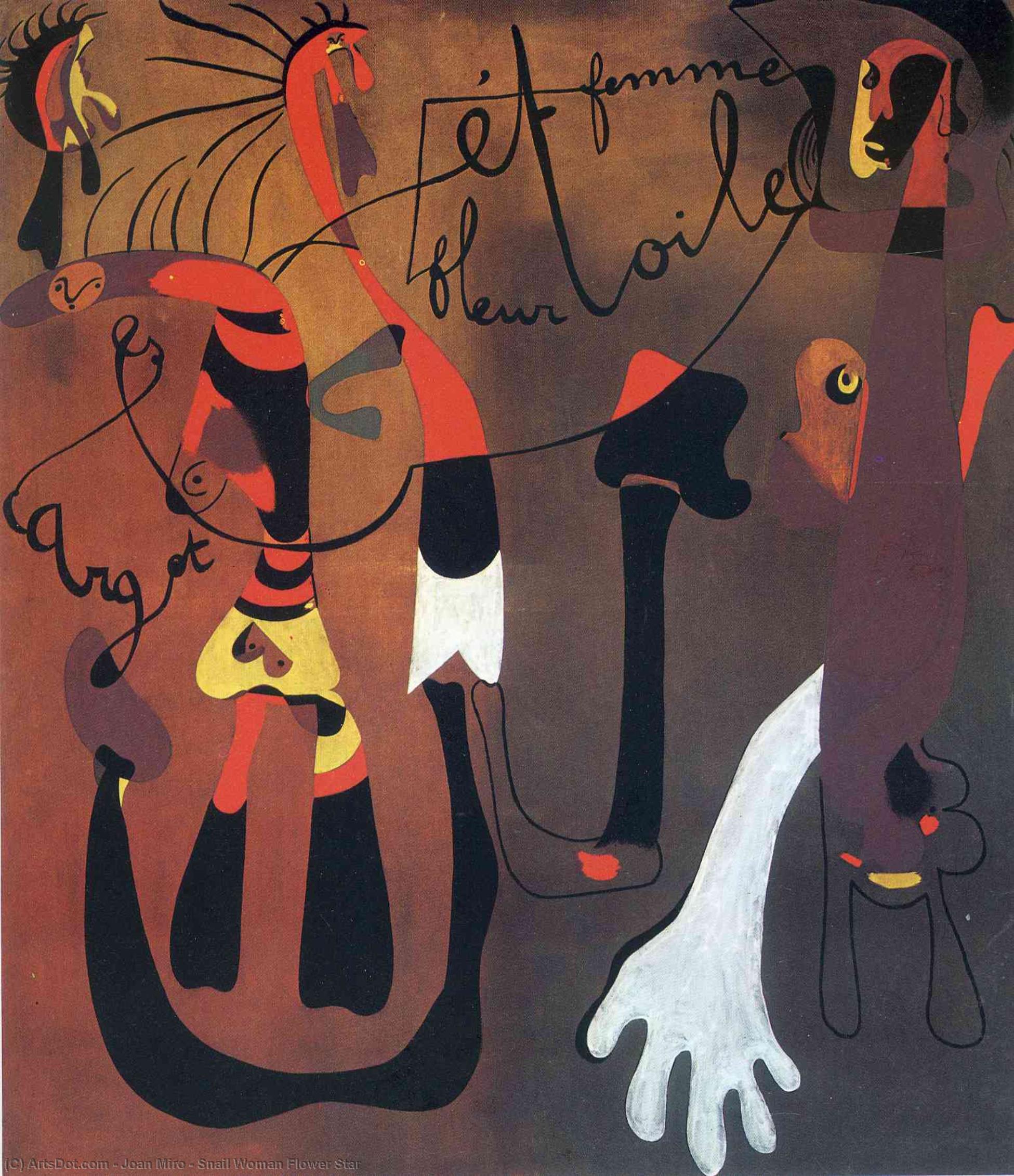 Snail Woman Flower Star — Joan Miró