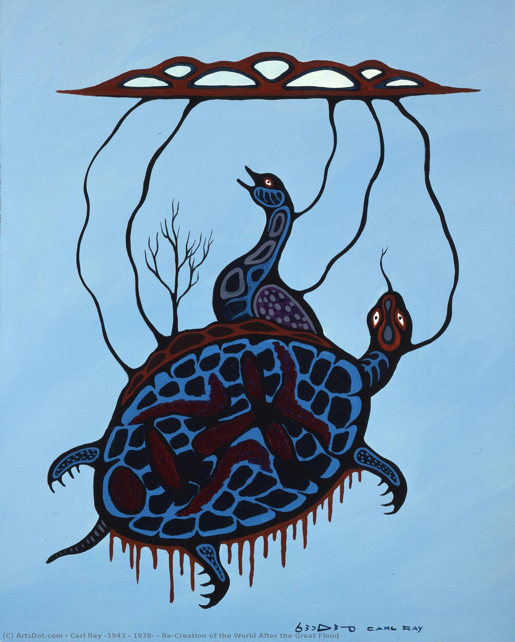 Re-creation Of The World After The Great Flood — Carl Ray (1943 - 1978)