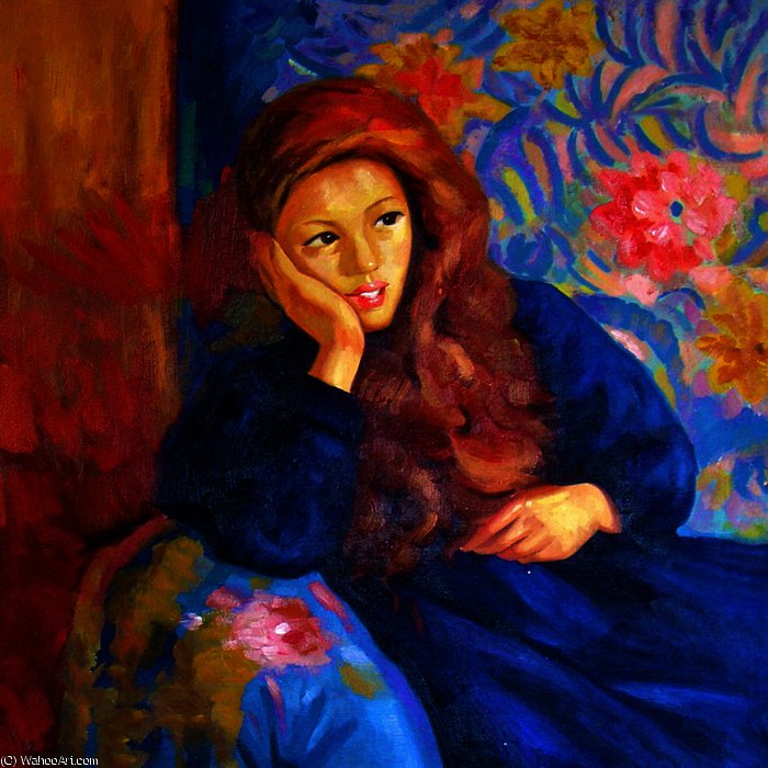 Pensive Girl — Giovanni Giacometti