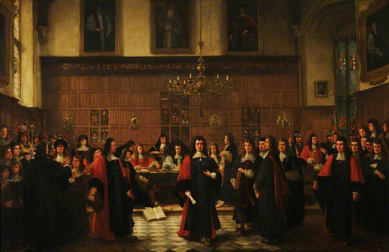The Expulsion Of The Fellows, 1687 — Pierre François Joseph Tonneau
