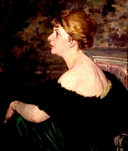 Portrait De Madame Daniel Steinlen Née Marthe Ensfelder — Lothar Von Seebach
