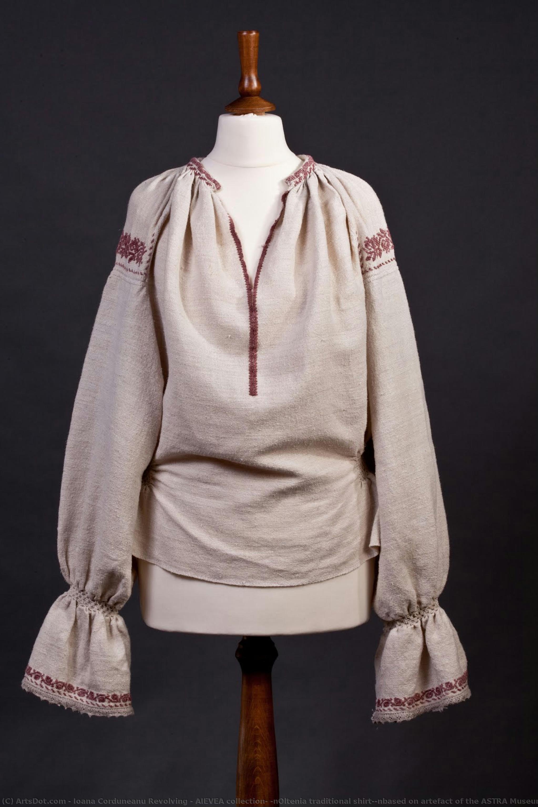 Aievea Collection; \noltenia Traditional Shirt;\nbased On Artefact Of The Astra Museum — Ioana Corduneanu Revolving