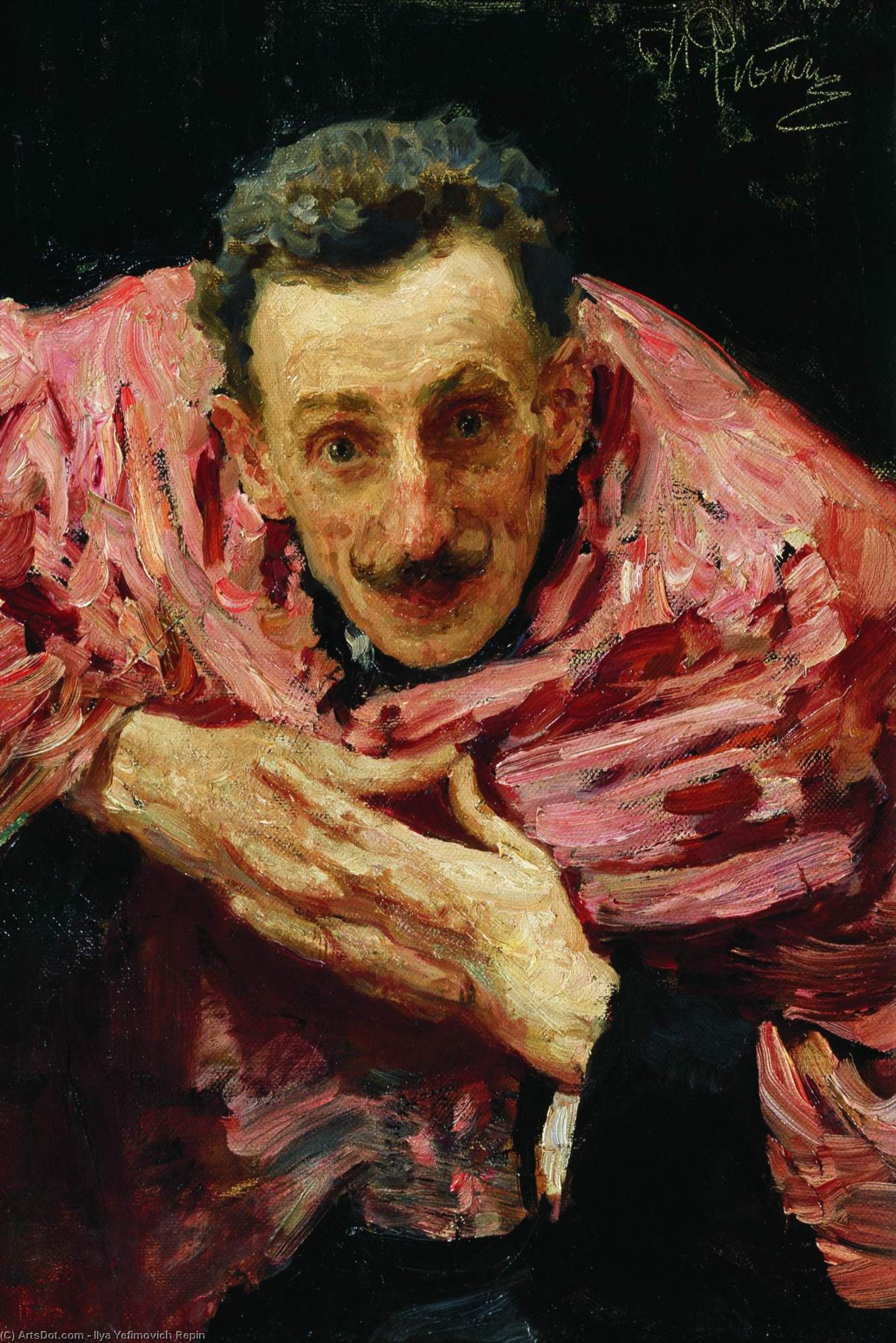 Portrait Of V.d. Ratov (s.m. Muratov) — Ilya Yefimovich Repin
