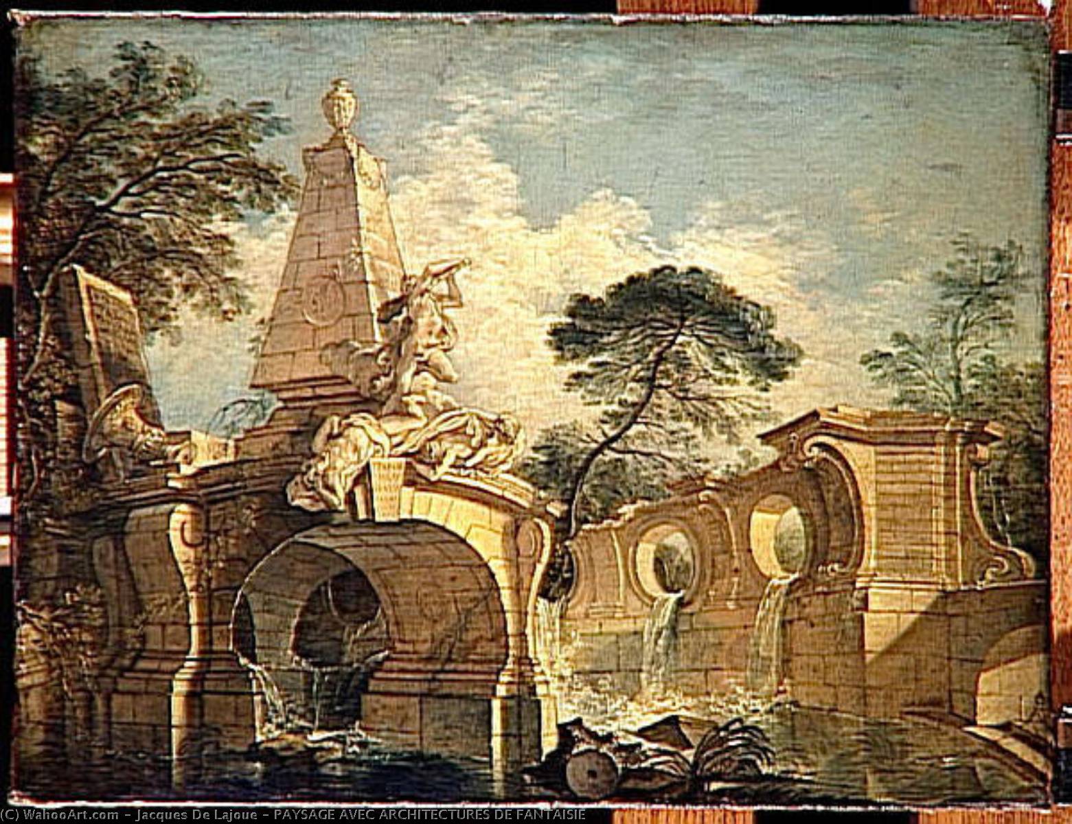 Paysage Avec Architectures De Fantaisie — Jacques De Lajoue