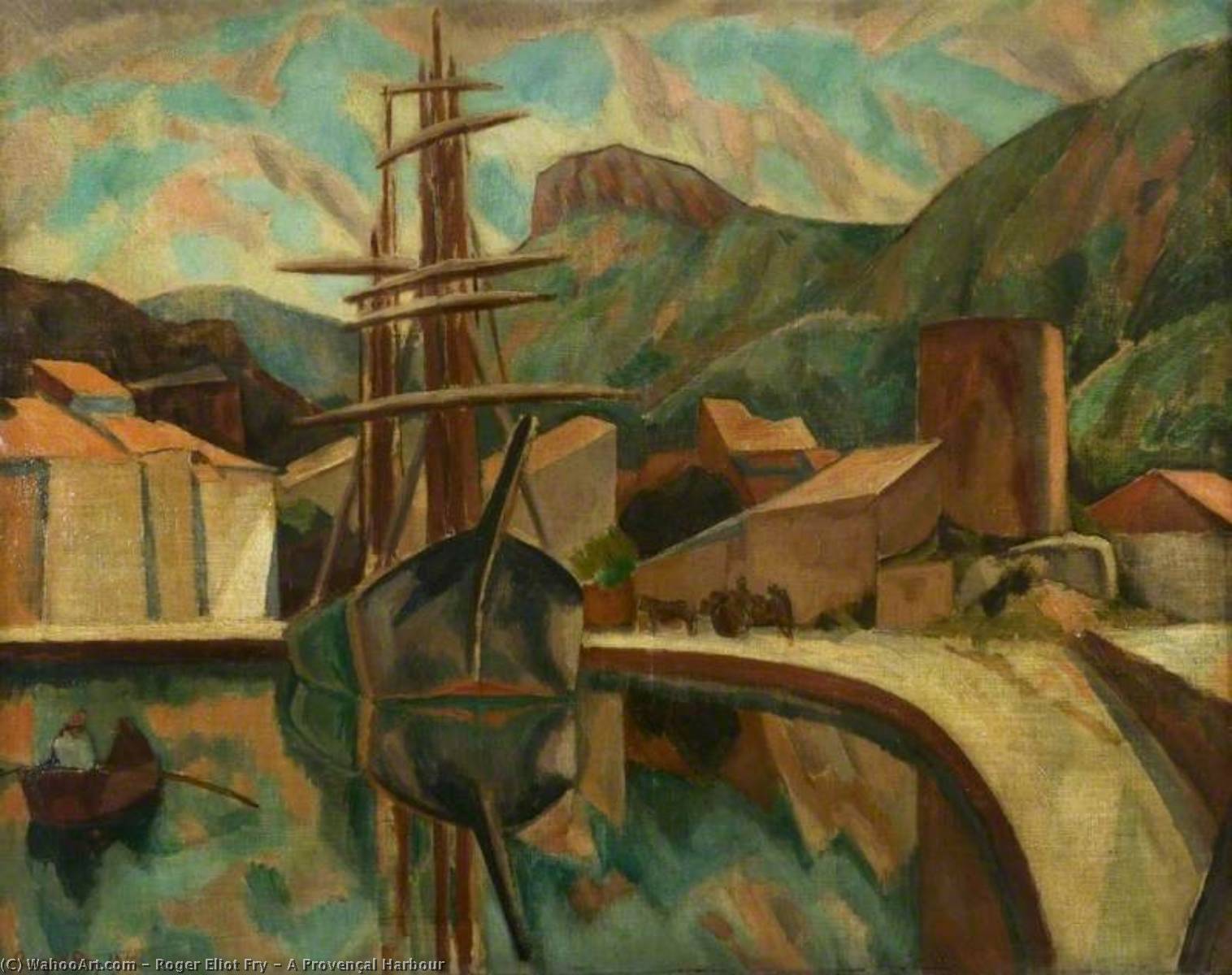A Provençal Harbour — Roger Eliot Fry