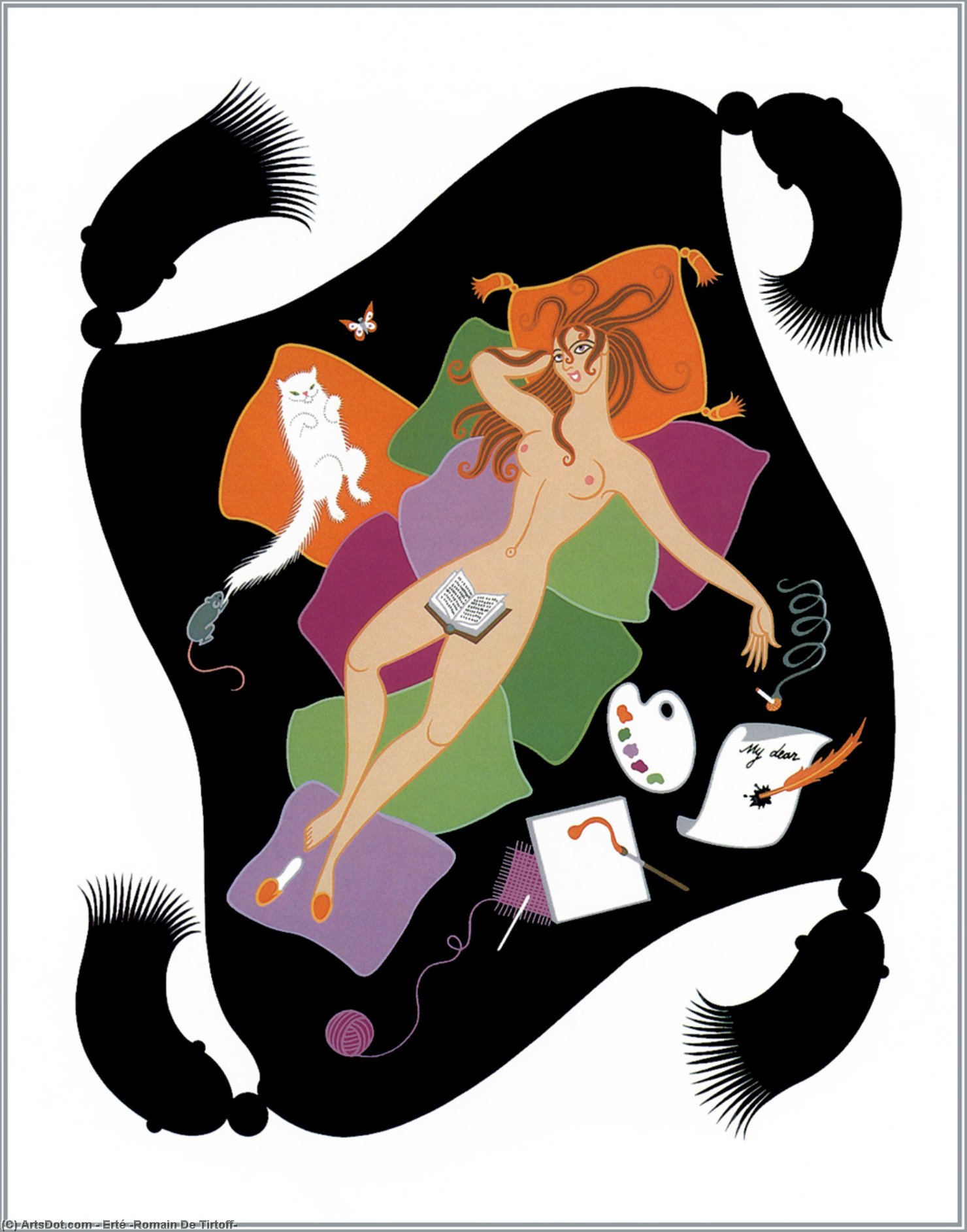 The Seven Deadly Sins, Sloth — Erté