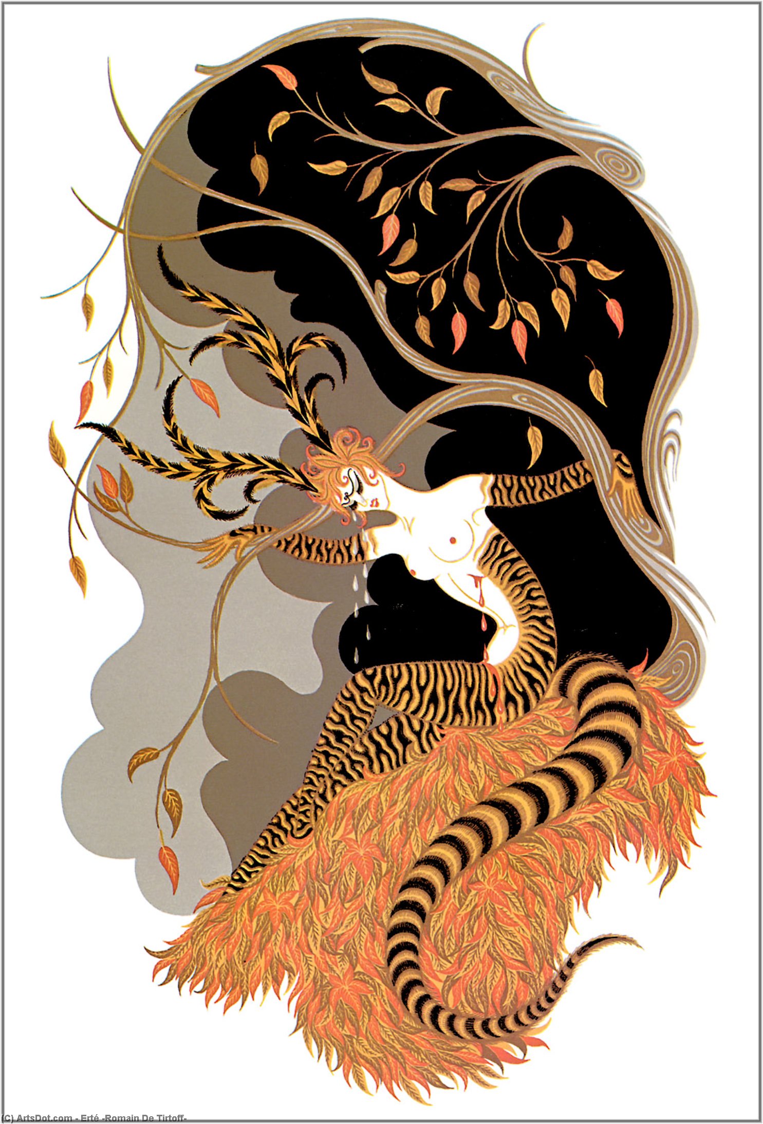 The Seasons, Autumn — Erté