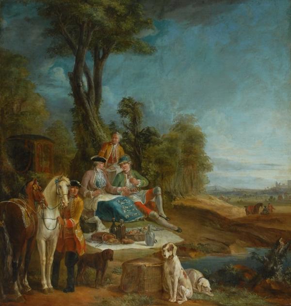 A Hunting Luncheon — Жан-баптист Оудры