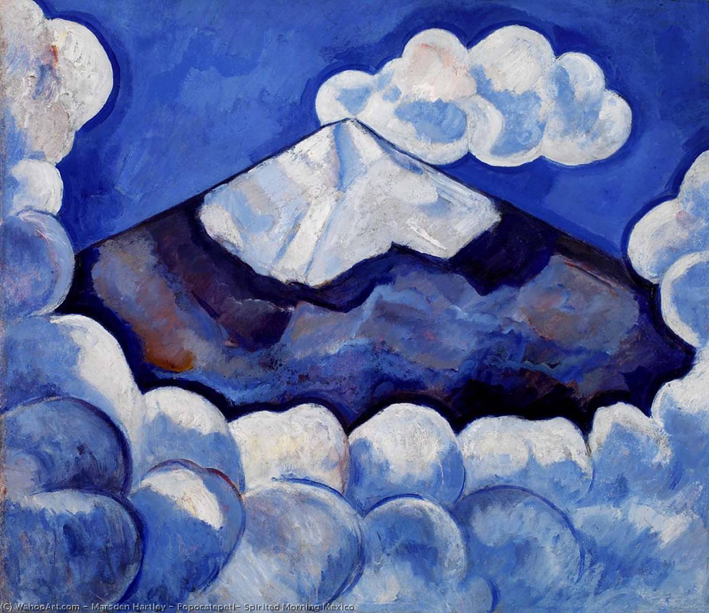 Popocatepetl, Spirited Morning Mexico — Marsden Hartley
