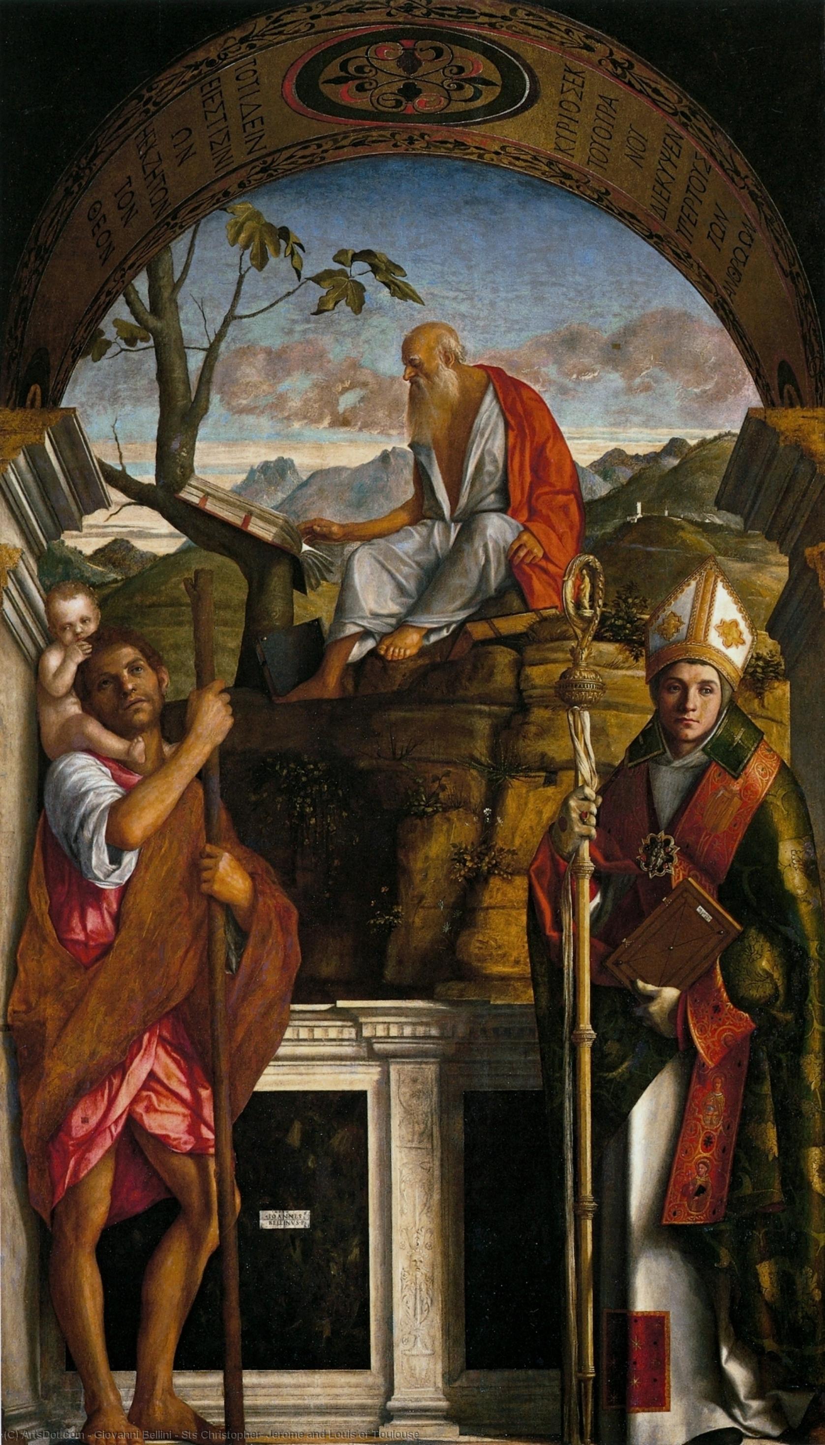 Sts Christopher, Jerome And Louis Of Toulouse — Giovanni Bellini