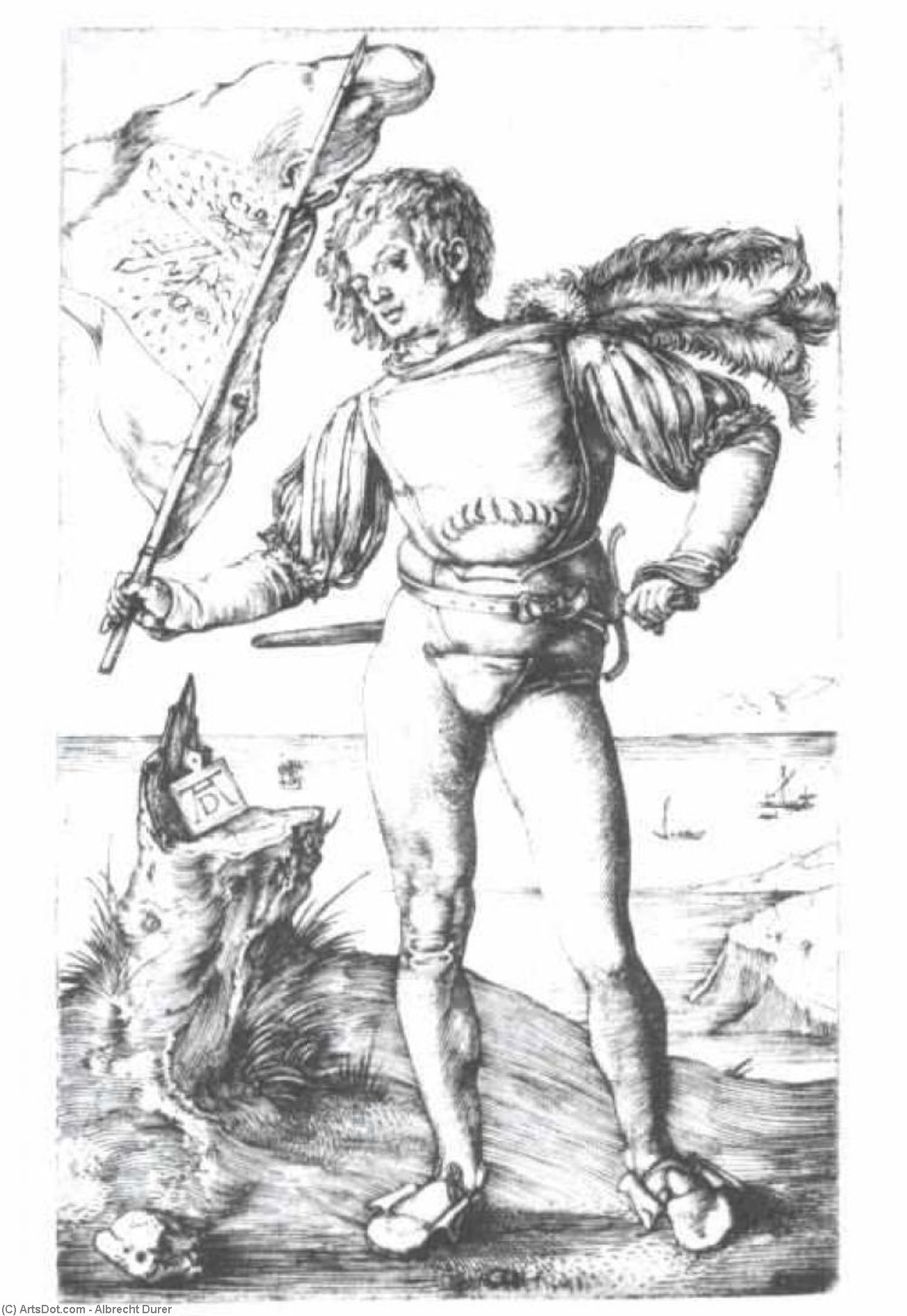 El Agitador De Estandartes — Albrecht Dürer