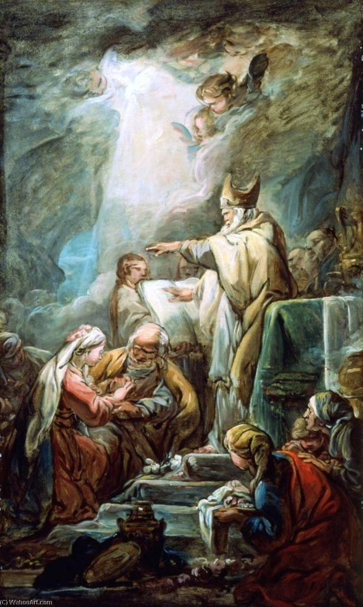 The Mariage Of The Virgin — Jean Baptiste Deshays De Colleville