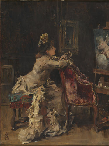 L'attente — Alfred Stevens