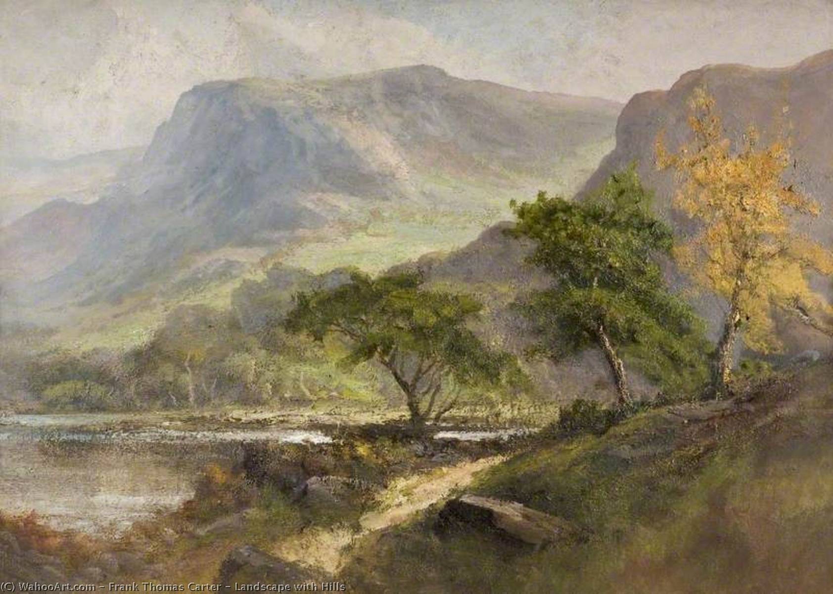Landscape With Hills — Frank Thomas Carter
