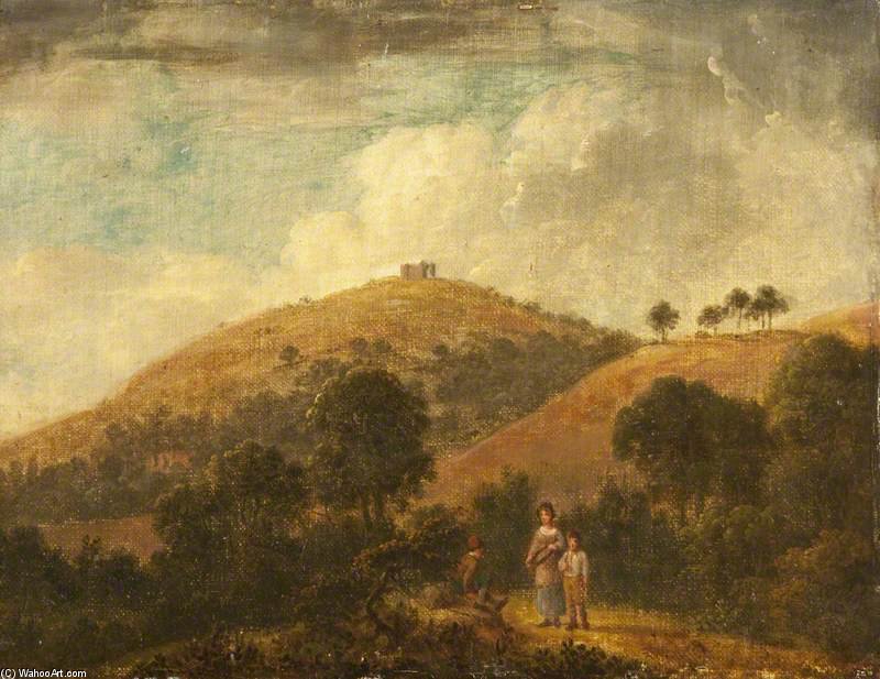 Landscape With The Ruins Of St Martha's Chapel Beyond — Anthony Devis