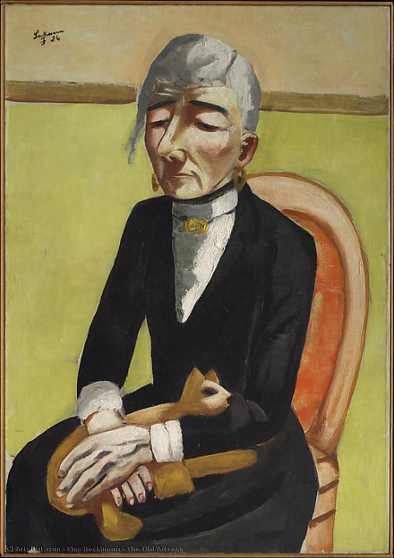 The Old Actress — Макс Бекманн