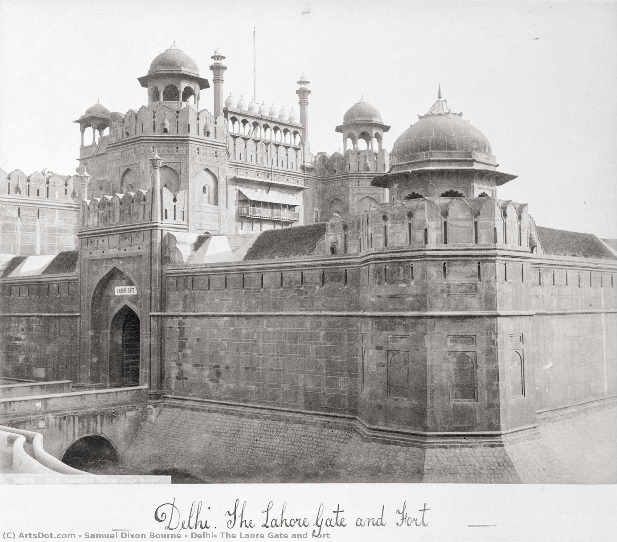 Delhi, The Laore Gate And Fort — Samuel Dixon Bourne