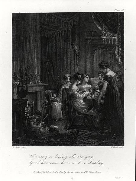 Domestic Scene, From 'the Social Day' By Peter Coxe, Engraved By William Bond — George Jones