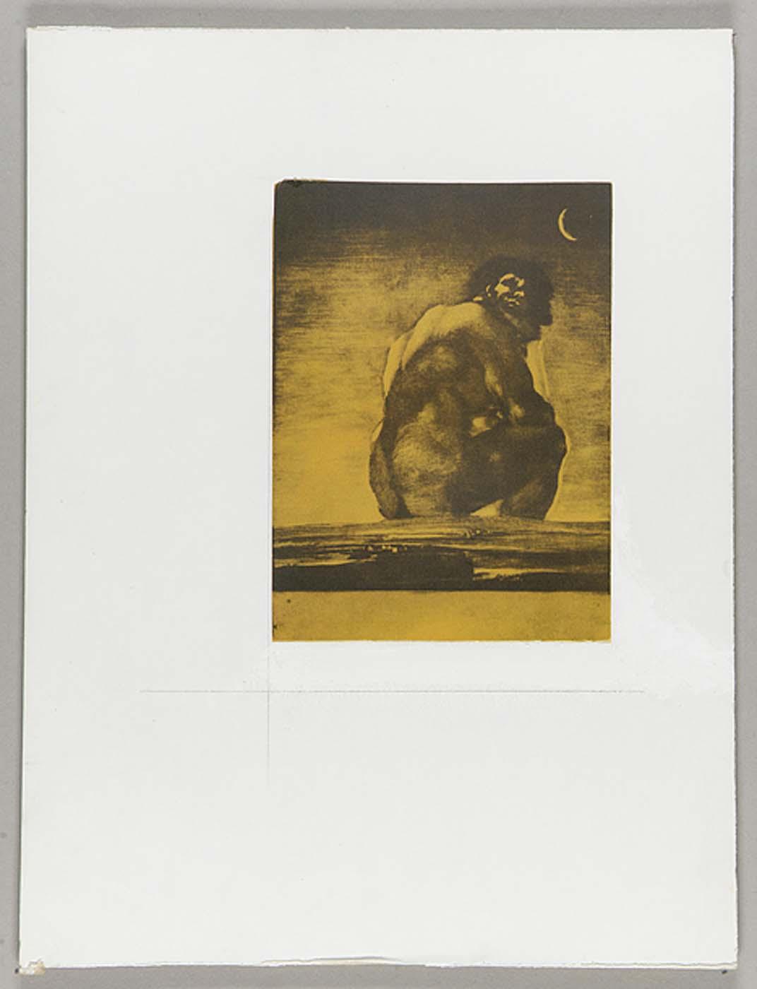 Untitled (goya's Colossus ) — Joseph Cornell