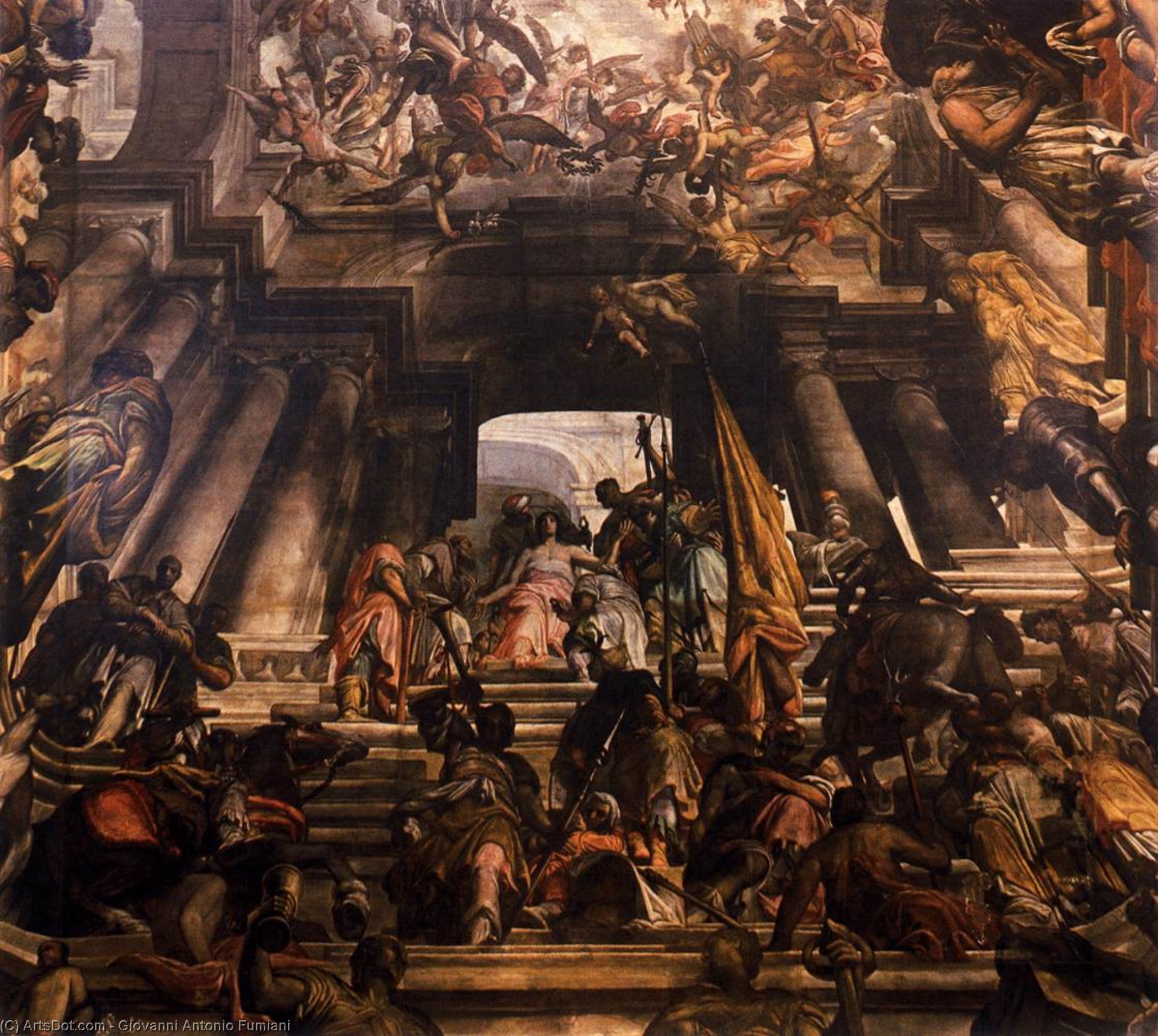 Martyrdom And Glory Of St Pantaleon — Giovanni Antonio Fumiani