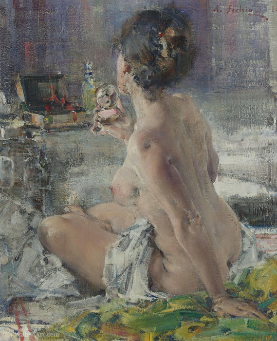 Nude Woman, (1923) — Nicolai Fechin