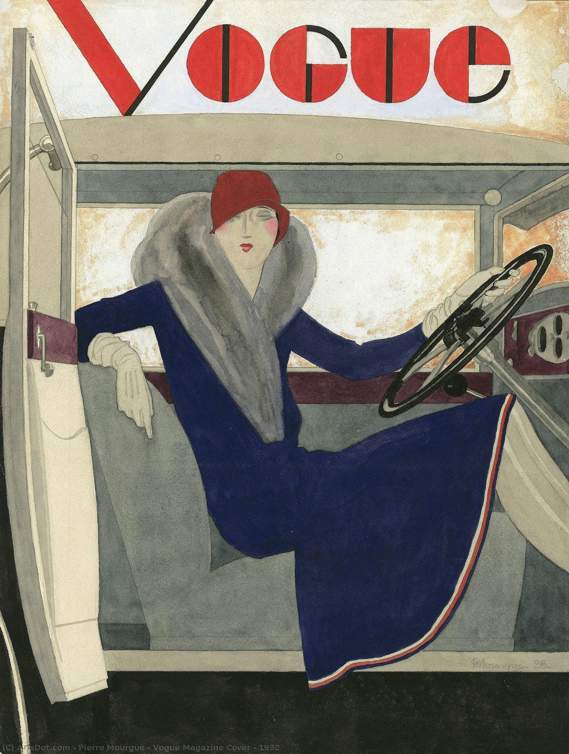 Vogue Magazine Cover - 1932 — Pierre Mourgue