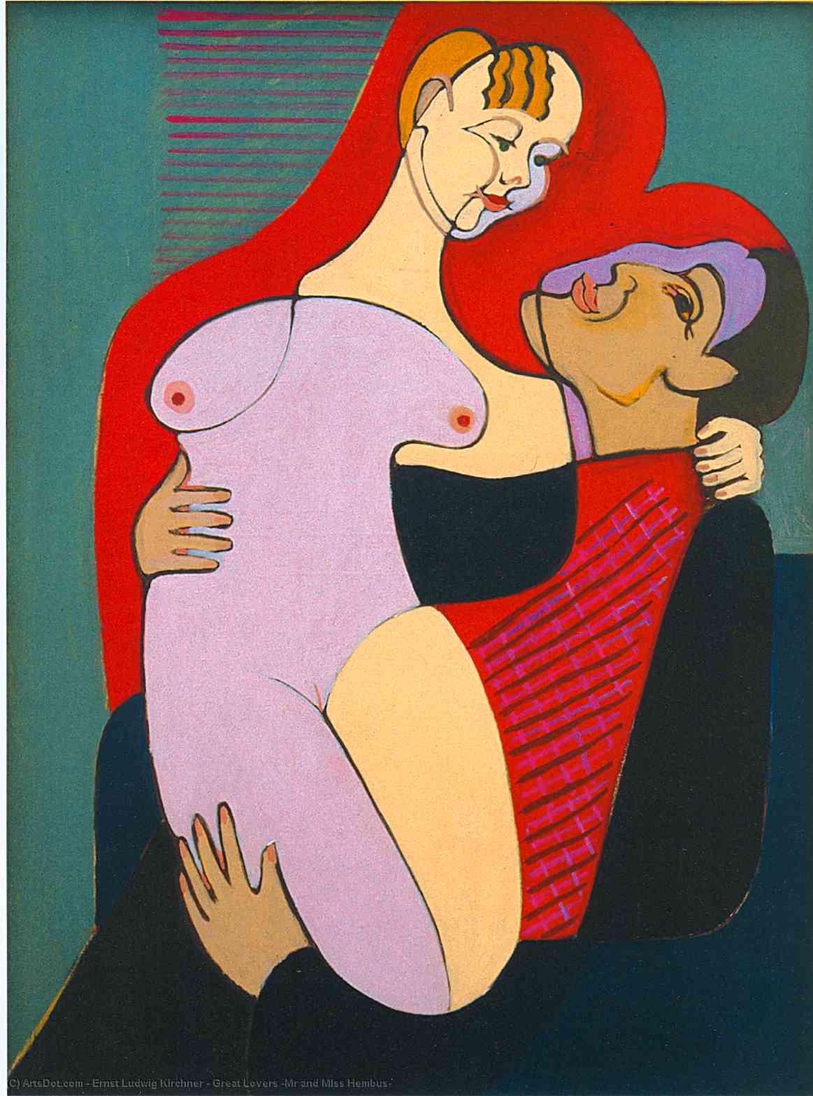 Great Lovers (mr And Miss Hembus) — Ernst Ludwig Kirchner