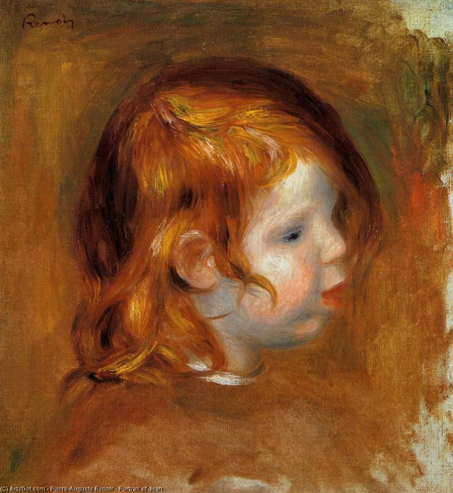 Portrait Of Jean — Pjer Ogist Renoar