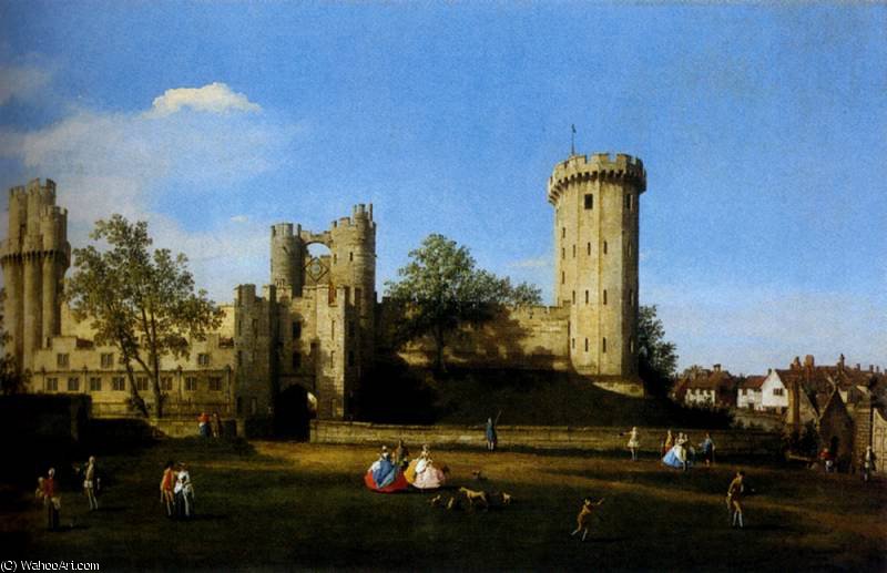 Etto The Eastern Facade Of Warwick Castle — Canaletto