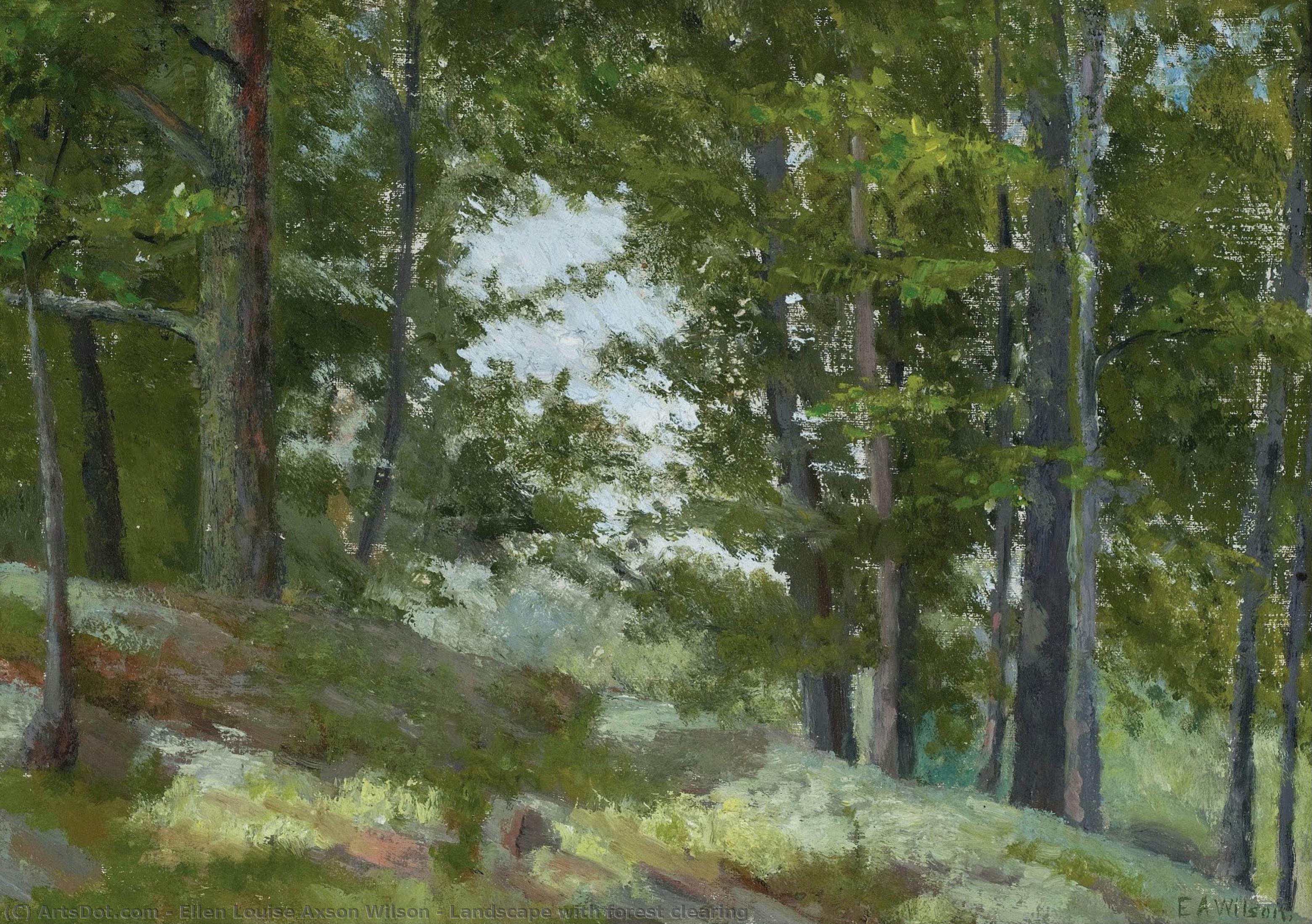 Landscape With Forest Clearing — Ellen Louise Axson Wilson