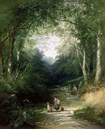 A Path Through The Wood — Henry John Boddington