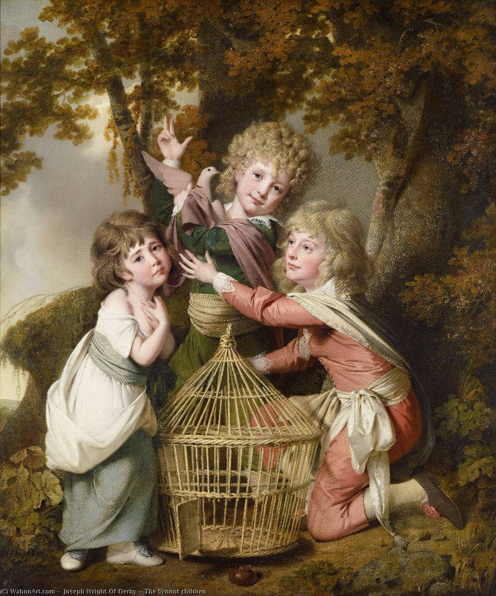 The Synnot Children — Џозеф Рајт Од Дербија