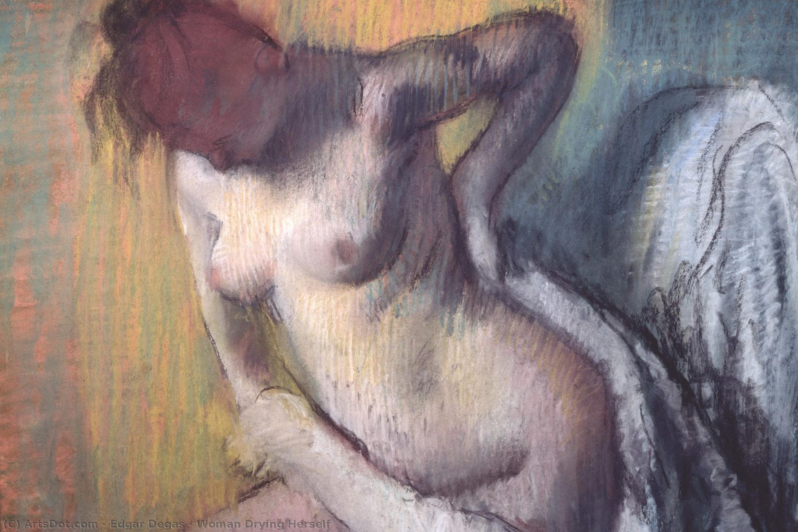 Woman Drying Herself — Hilaire-germain-edgar Degas