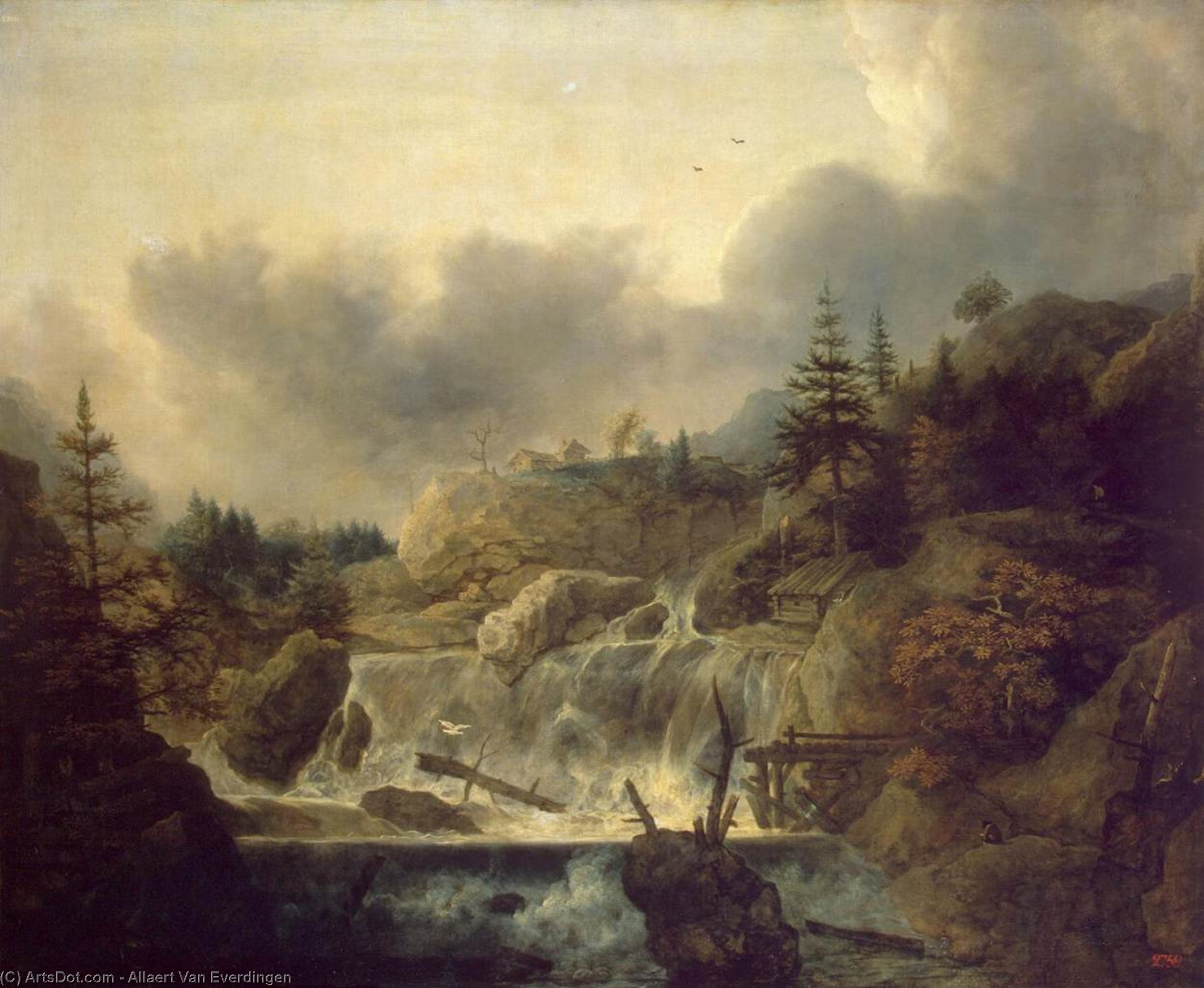 Scandinavian Landscape — Allaert Van Everdingen