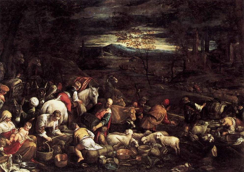 Return Of Jacob With His Family — Jacopo Bassano (jacopo Da Ponte)