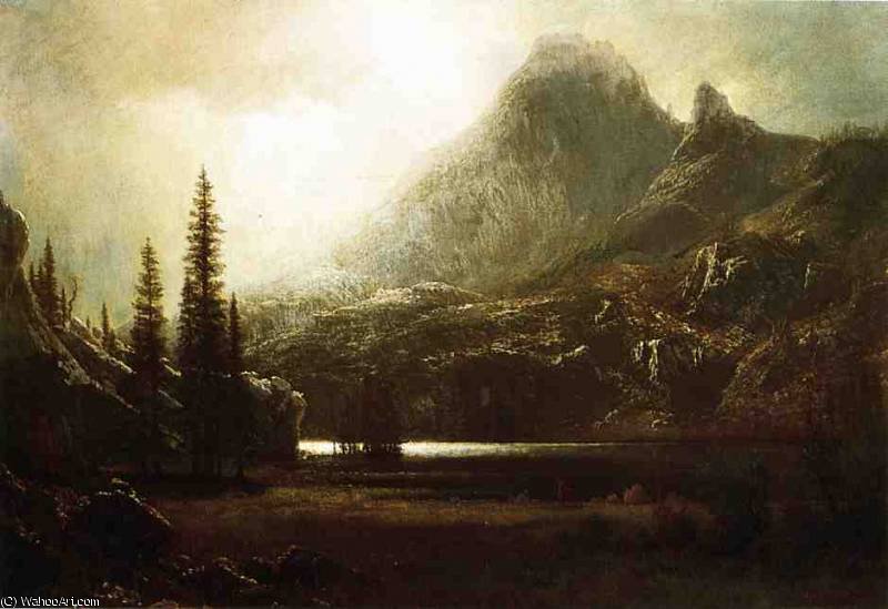 By A Mountain Lake — Альберт Биерштадт