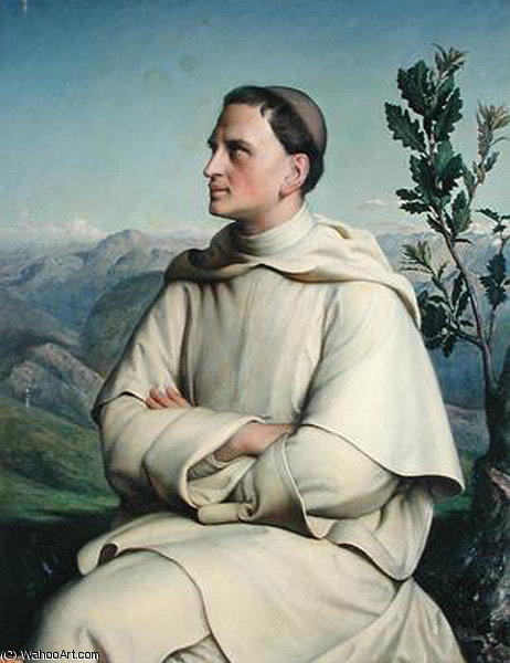 Henri Lacordaire At Sorreze — Anne François Louis Janmot