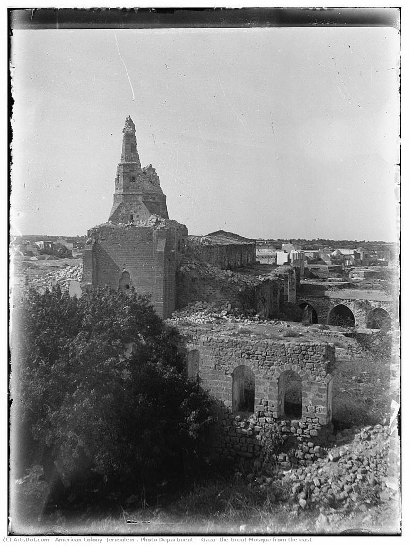 [gaza, The Great Mosque From The East] — American Colony (jerusalem). Photo Department