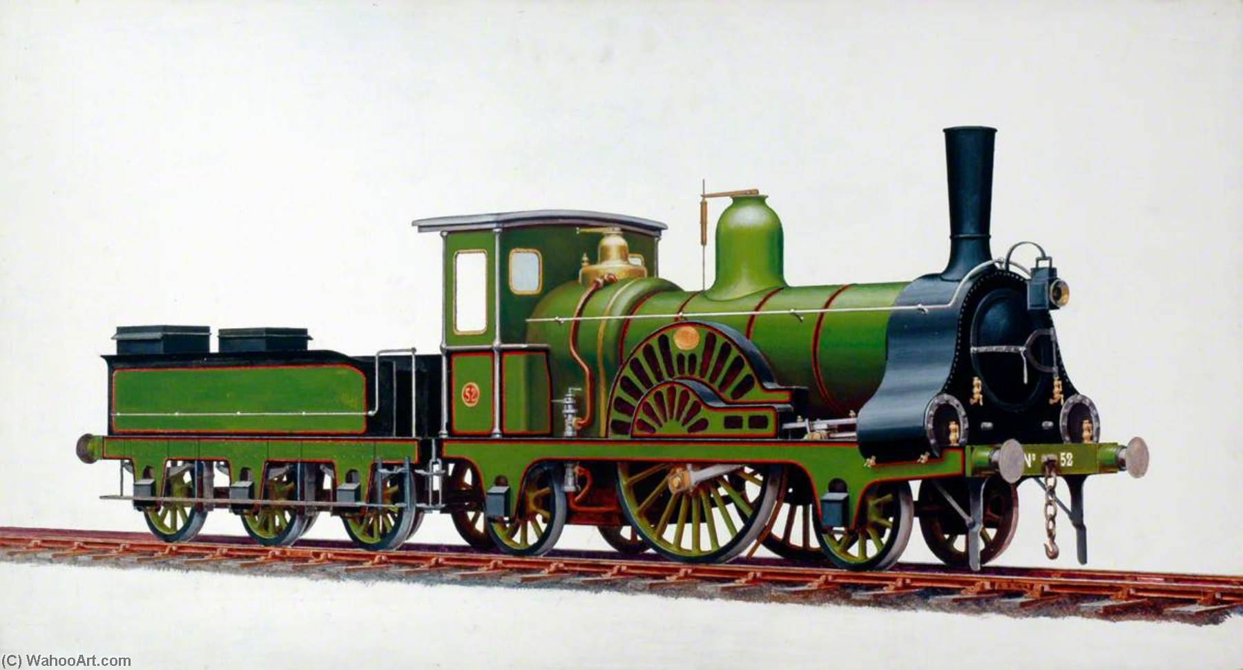 Great Eastern Railway 2–2–2 Locomotive No.52 — Henry Maurice Whitcombe