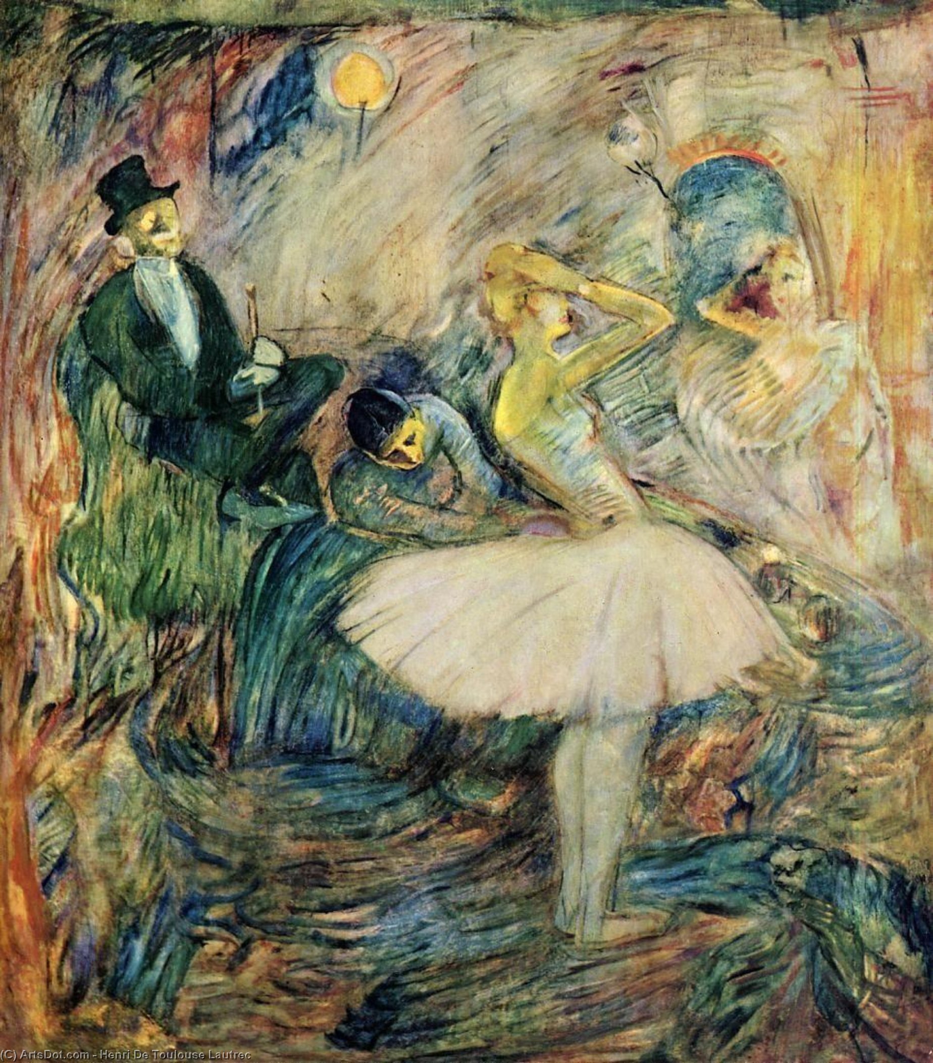 The Dancer In Her Dressing Room — Henri De Toulouse-lautrec