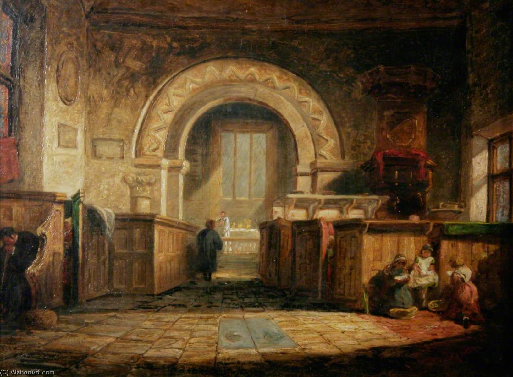 Interior Of A Church Near Ely, Cambridgeshire — David Hodgson