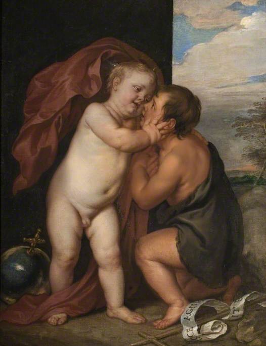 The Infant Christ With St John — Sir Anthony Van Dyck