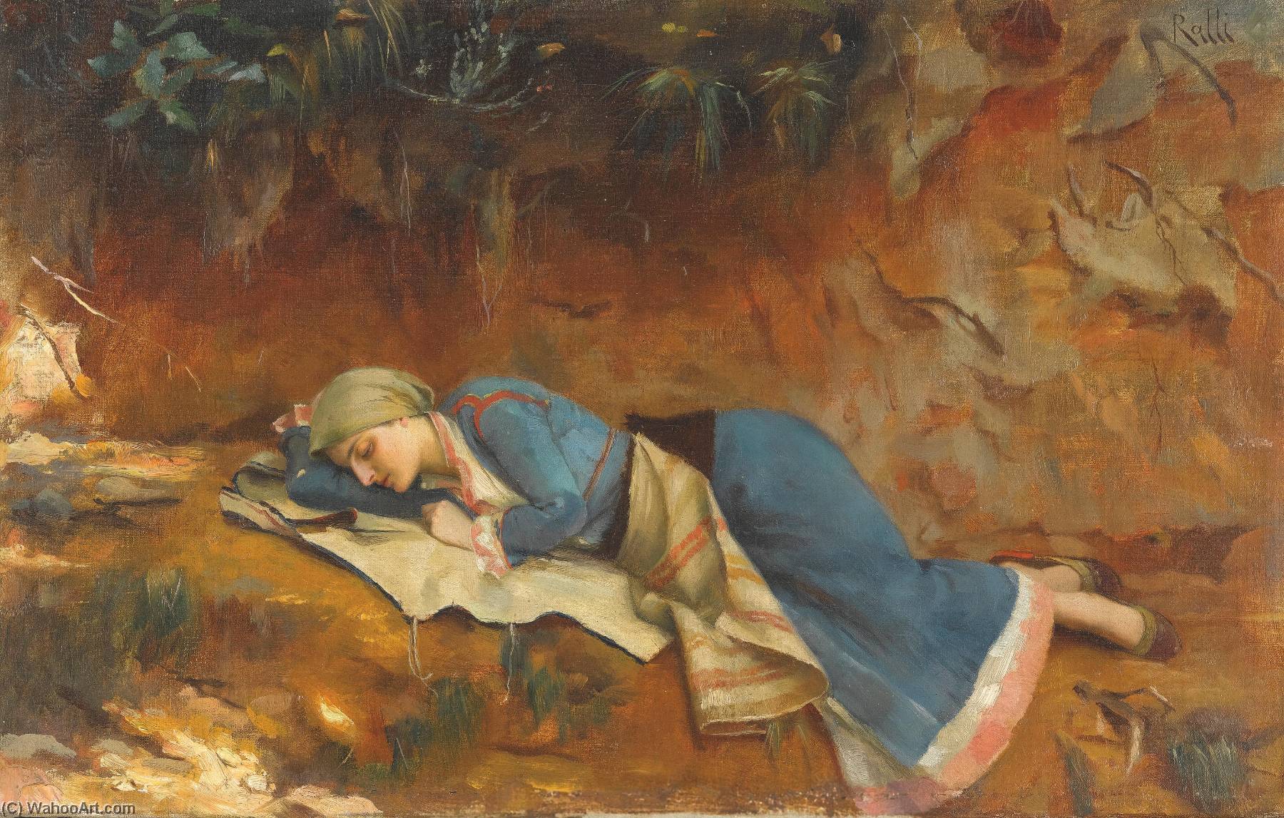 Resting Greek Girl — Theodoros Ralli