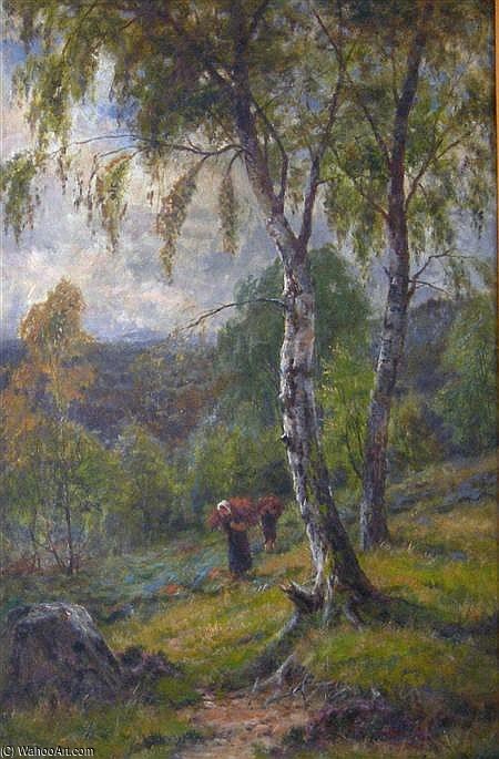 Gathering Firewood — Louis Bosworth Hurt