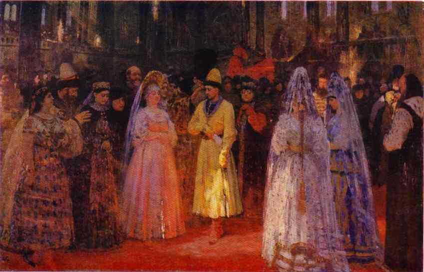 Choosing A Bride For A Grand Duke — Ilya Yefimovich Repin