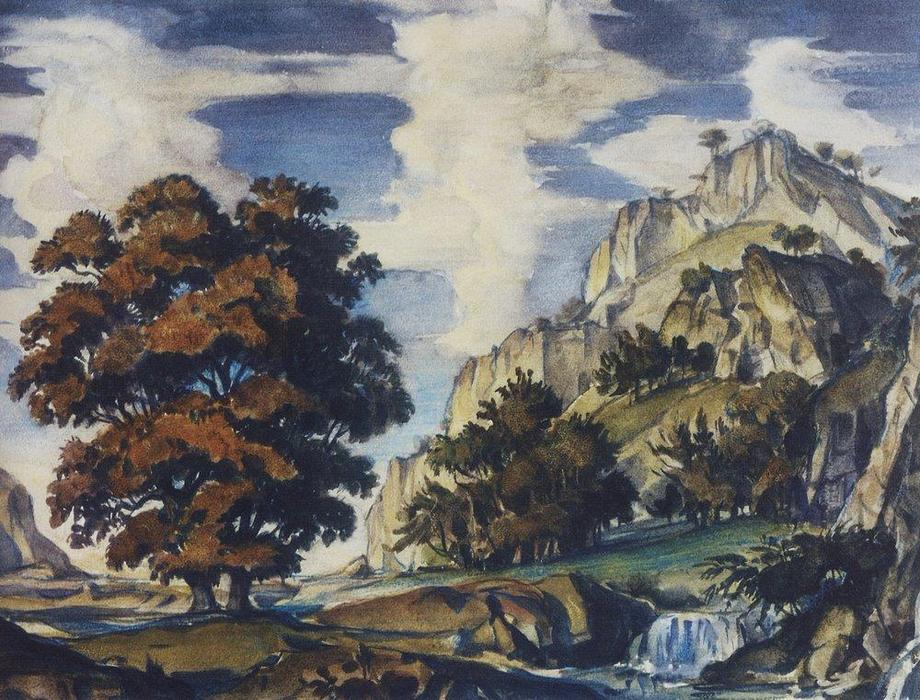 Romantic Landscape — Konstantin Fyodorovich Bogaevsky
