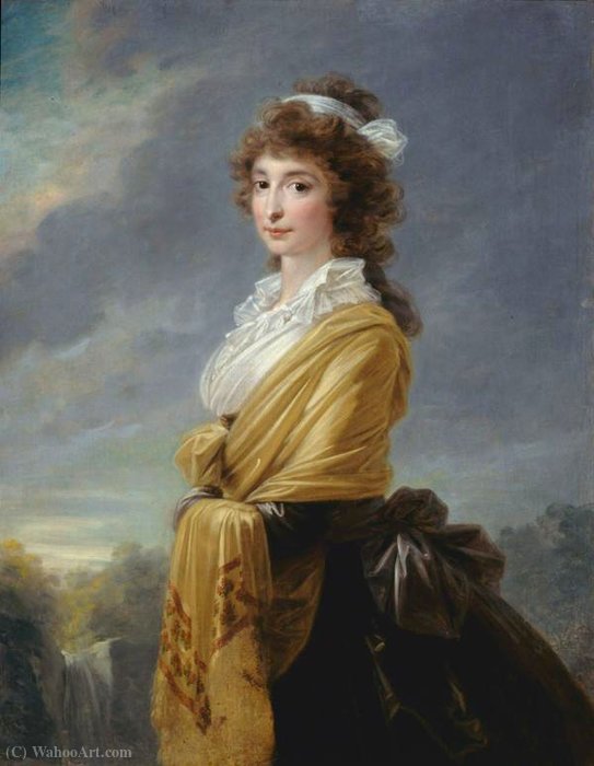 Portrait Of Yelizaveta Razumovska — Friedrich Heinrich Füger