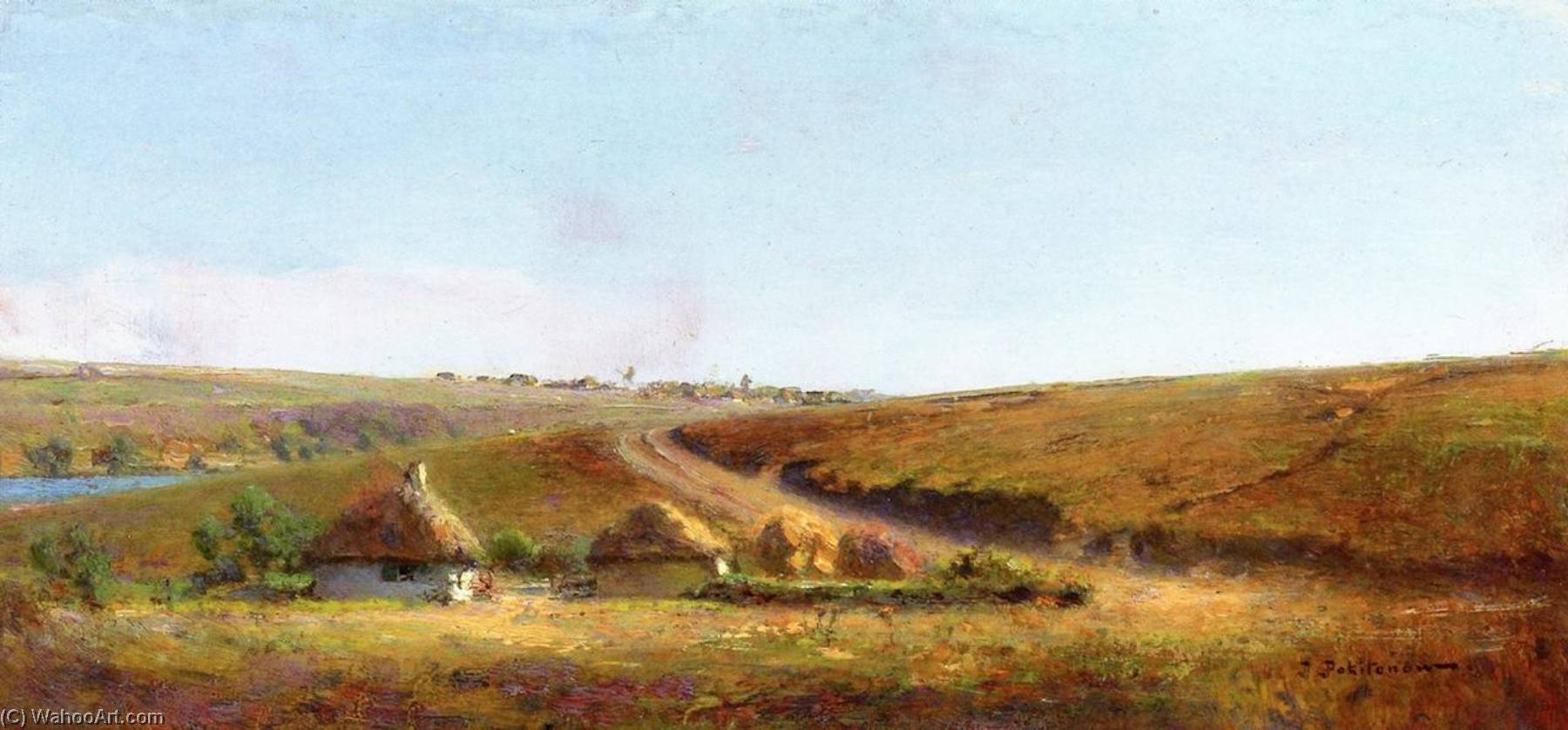 Entrance From The Side Of The Village To The Matrionovka Holding — Ivan Pokhitonov
